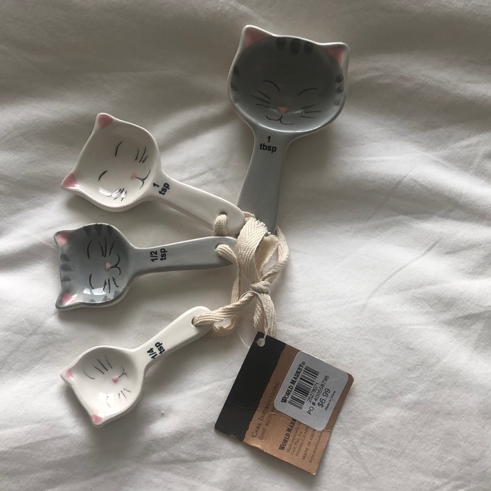 World Market Cat Measuring Spoons